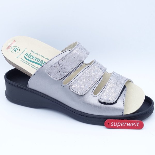 Pantolette steel Nappino-mineral superweit 4239-9926